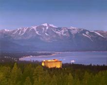 Harrah's Tahoe with view of Lake Tahoe, 1976