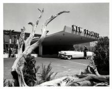 New Frontier Hotel porte cochere, circa 1955