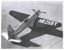The H-1 racer (NX 258Y - X painted over earlier R designation).