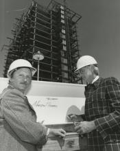 Martin Stern with Bill Harrah at the Harrah's Tahoe construction site Martin Stern with Bill Harrah at the Harrah's Tahoe construction site