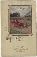 New Year's 1909, menu, Hotel Robidoux