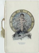 New Year's 1913, dinner menu, New Harper Hotel