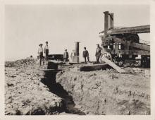 First artesian well in the Las Vegas Valley on the Taylor Ranch, before 1910