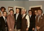 Photograph of Mark Fine, Art Marshall, Phil Shapiro, Herb Rousseau, Jim Santini, (unknown), Dennis Sabbath, and Epstein
