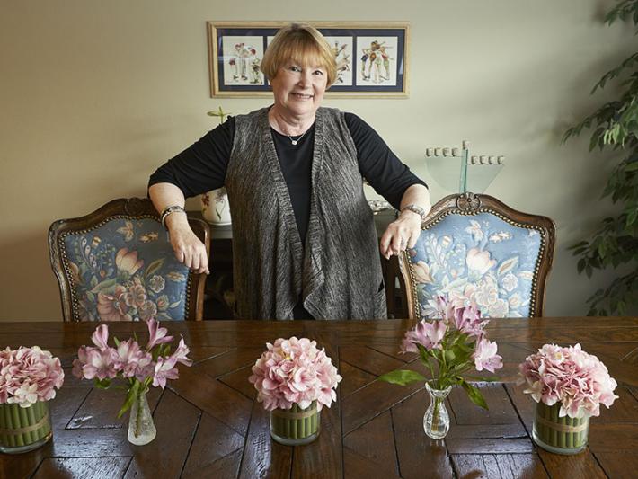 Barbara Raben inside of her Las Vegas, NV home.