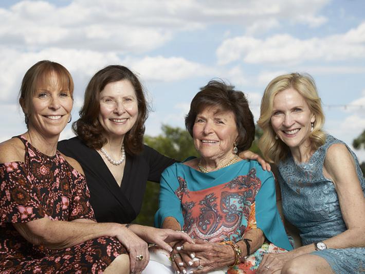 Photo Of Joyce Mack with her daughters in Las Vegas, Nv.