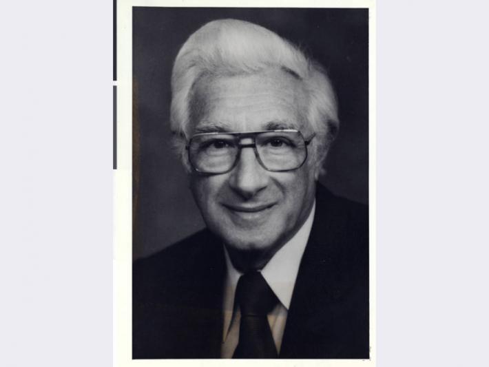 Portrait photograph of Nat Hart, 1970s