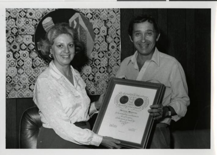Dorothy Eisenberg with Art Marshall, 1981-1995 Dorothy Eisenberg with Art Marshall, 1981-1995