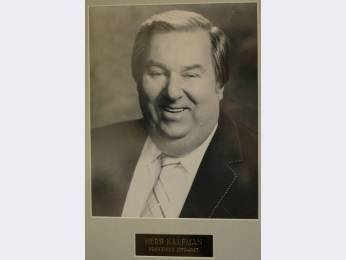 Portrait of Herb Kaufman, Temple Beth Sholom president, 1979-1983 Portrait of Herb Kaufman, Temple Beth Sholom president, 1979-1983