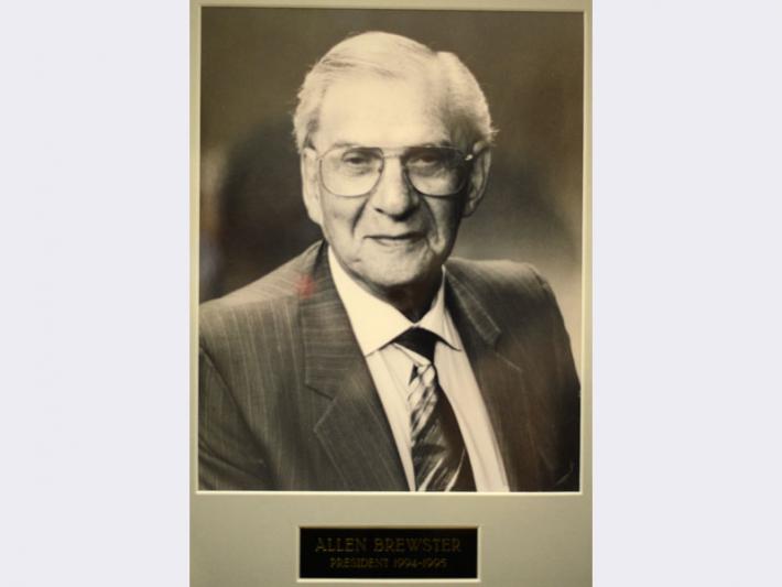 Portrait of Allen Brewster, Temple Beth Sholom president, 1994-1995