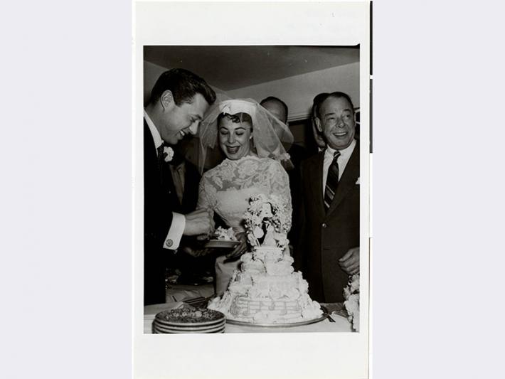 Eydie Gorme and Steven Lawrence wedding day in Las Vegas Eydie Gorme and Steven Lawrence wedding day in Las Vegas