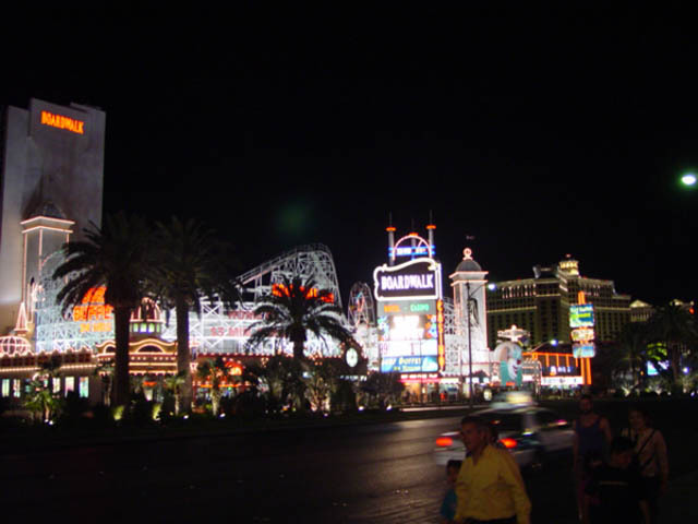 Photographs of Boardwalk Holiday Inn signs, Las Vegas (Nev.), 2002