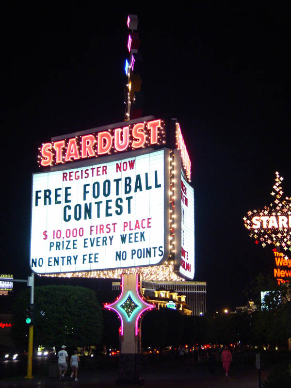 Photographs of Stardust signs, Las Vegas (Nev.), 2002