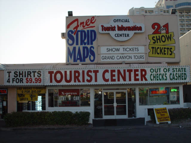 Photographs of Tourist Center signs, Las Vegas (Nev.), 2002