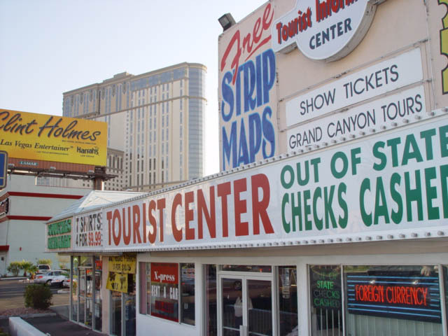 Photographs of Tourist Center signs, Las Vegas (Nev.), 2002
