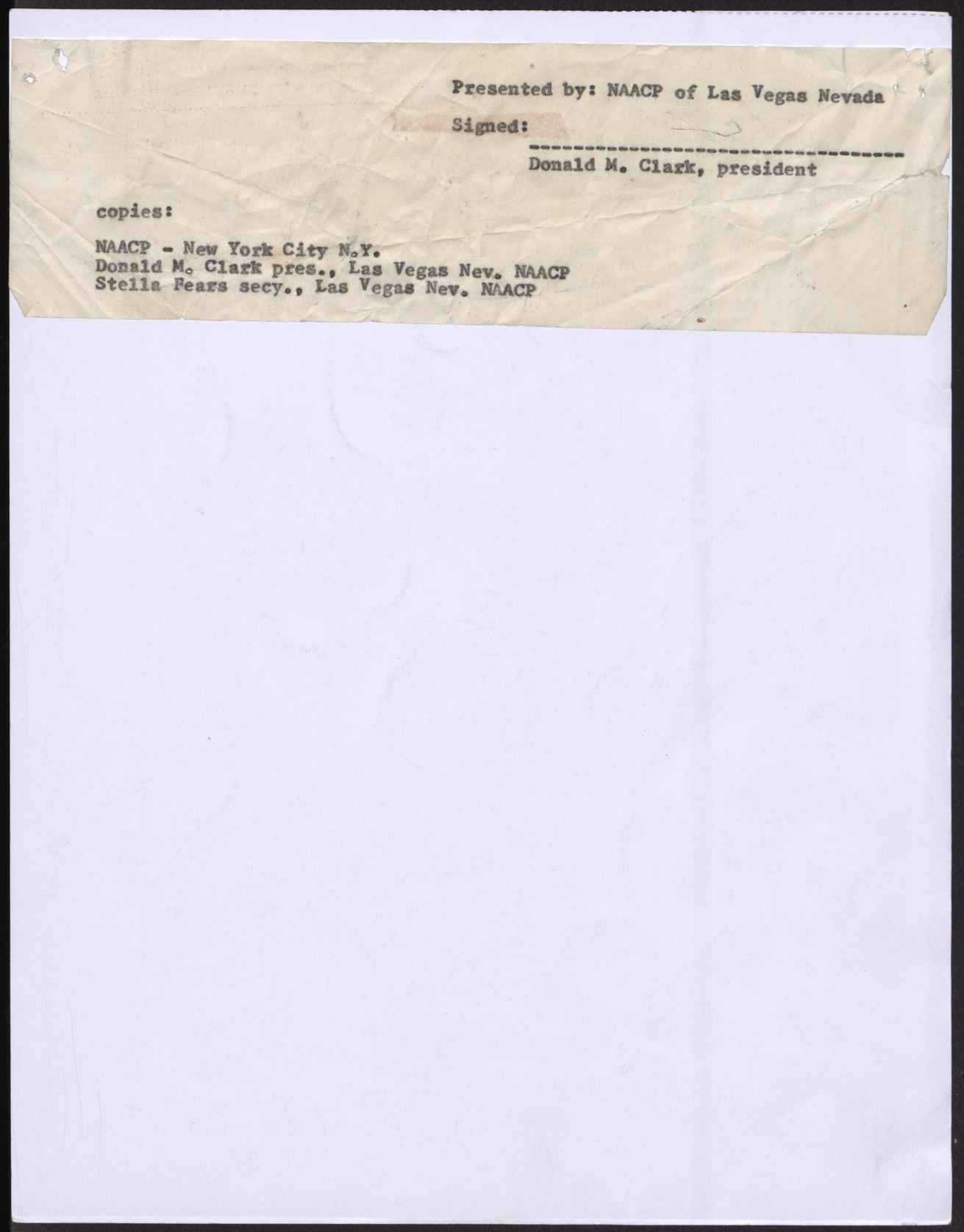 Letter to the Las Vegas City Commissioners from Donald M. Clark, July 26, 1961, page 3