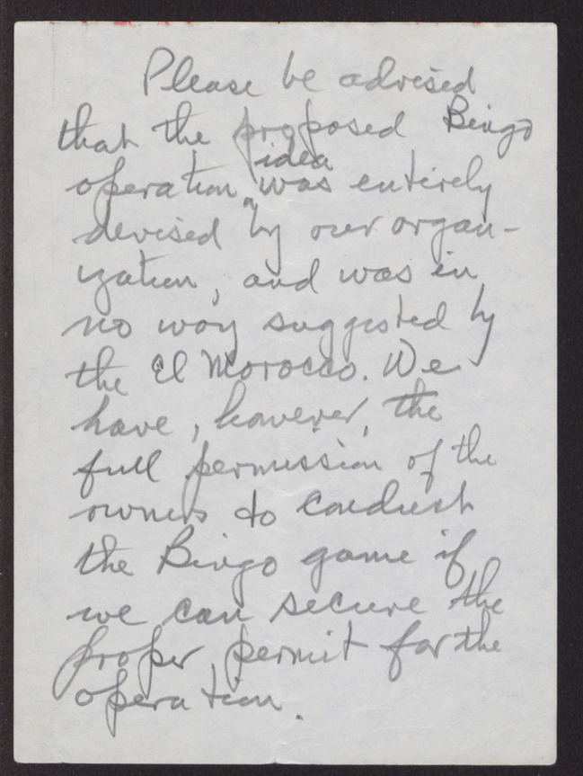 Handwritten rough draft letter to Mr. Dutton from Rev. Donald M. Clark (5 small pages), page 2
