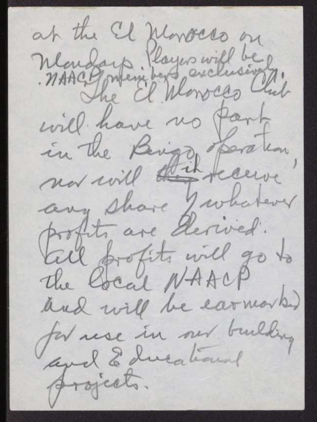 Handwritten rough draft letter to Mr. Dutton from Rev. Donald M. Clark (5 small pages), page 3