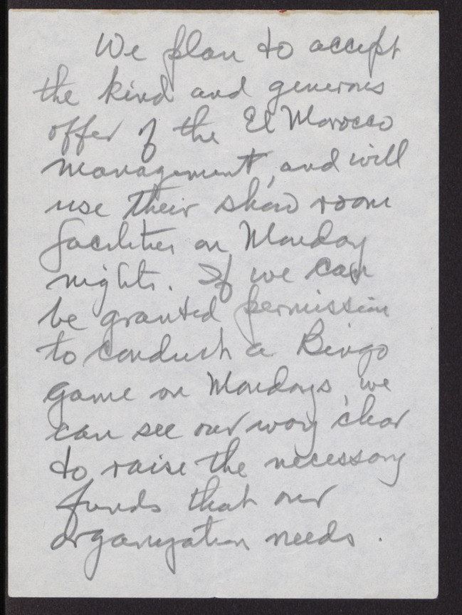 Handwritten rough draft letter to Mr. Dutton from Rev. Donald M. Clark (5 small pages), page 4