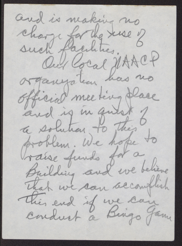 Handwritten rough draft letter to Mr. Dutton from Rev. Donald M. Clark (5 small pages), page 5