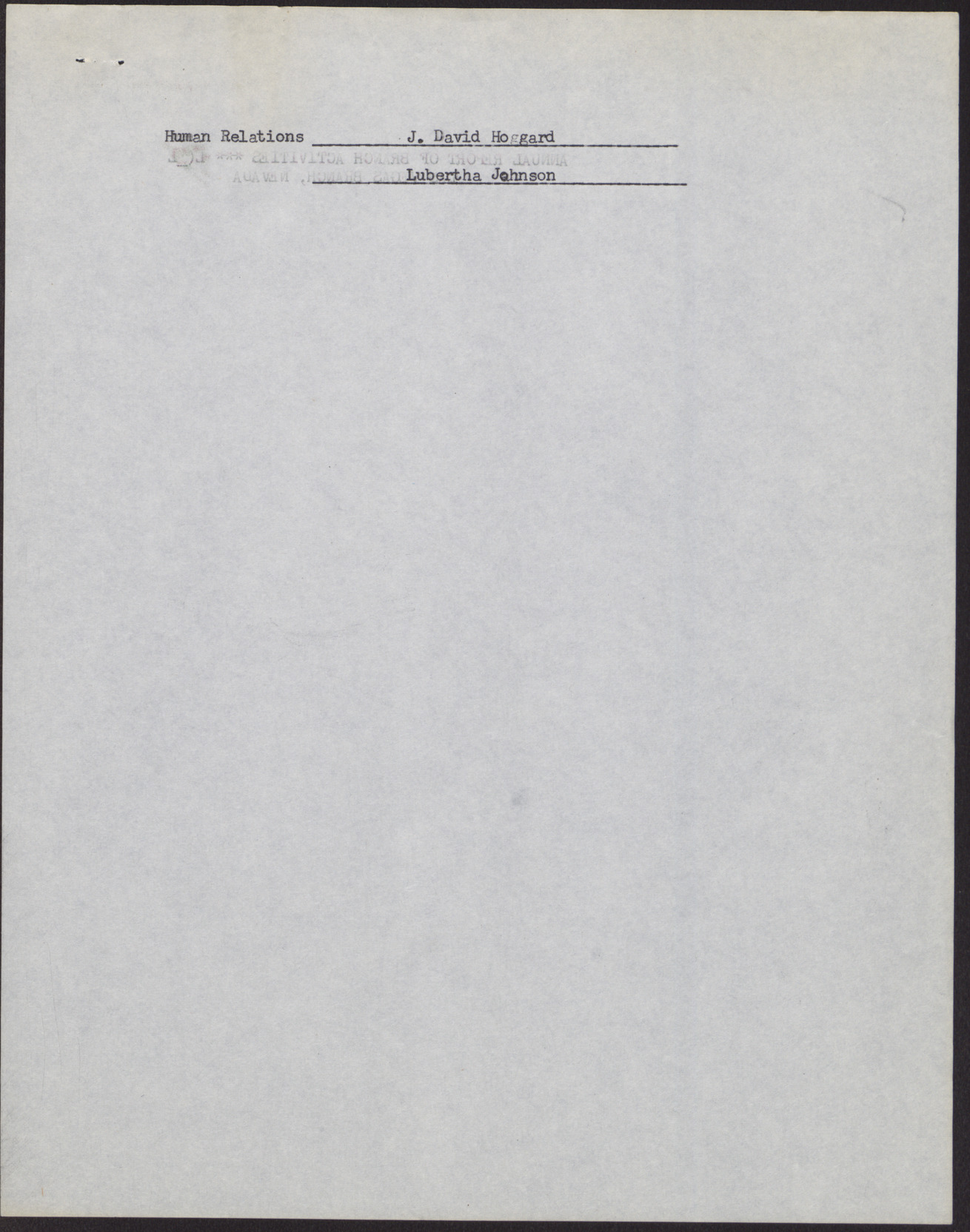 Agenda - Las Vegas NAACP Executive Committee meeting (2 pages), January 3, 1961, page 2
