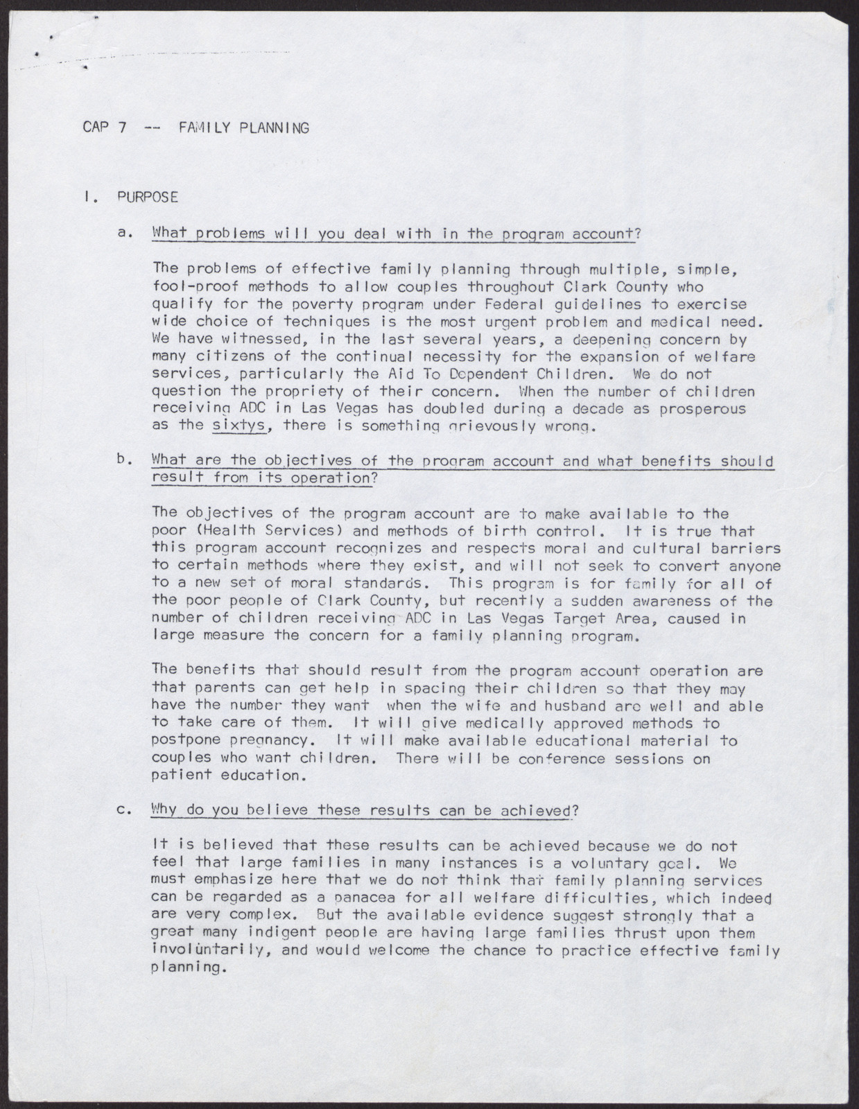 United Fund of Clark County, Inc. Manual of Operations (8 pages, possibly out of sequence or unrelated), no date, page 2