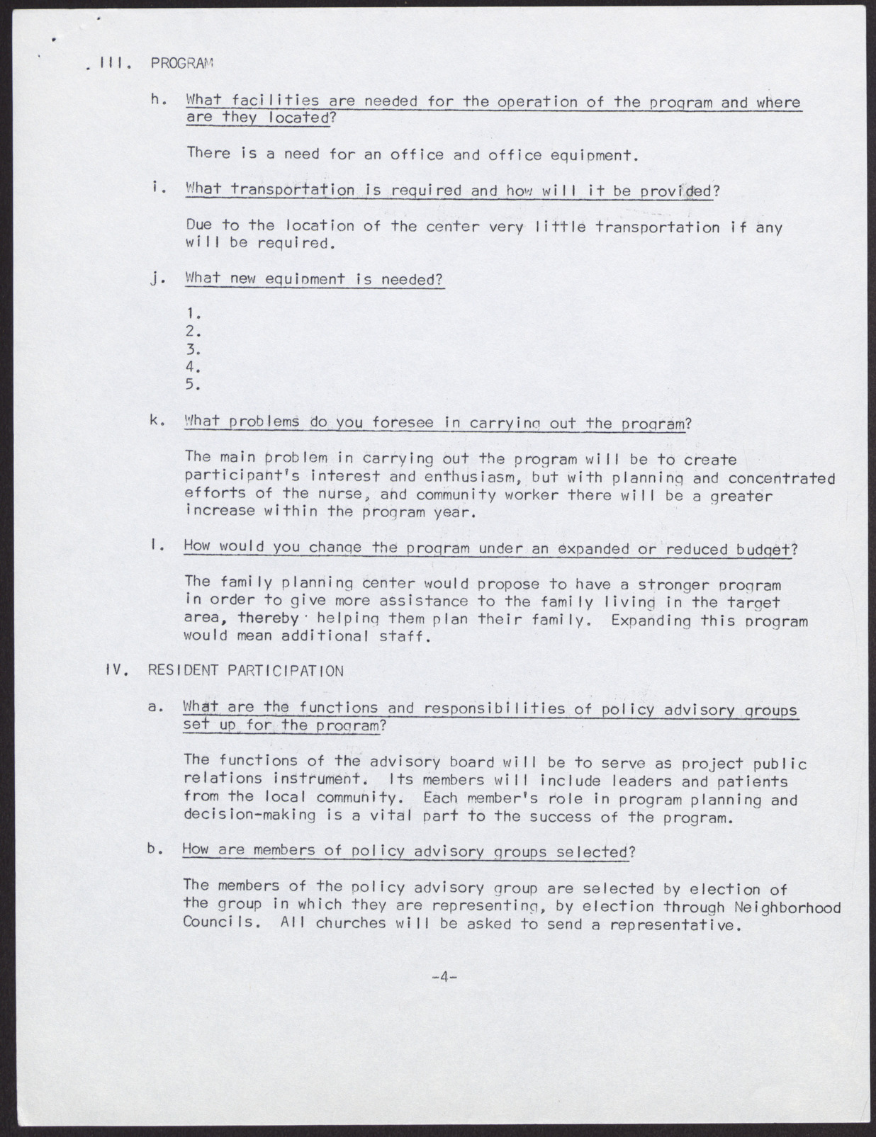 United Fund of Clark County, Inc. Manual of Operations (8 pages, possibly out of sequence or unrelated), no date, page 5