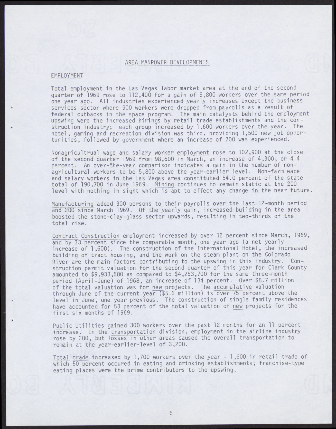 Semi-annual Area Manpower Review (16 pages), Fall 1969, page 8