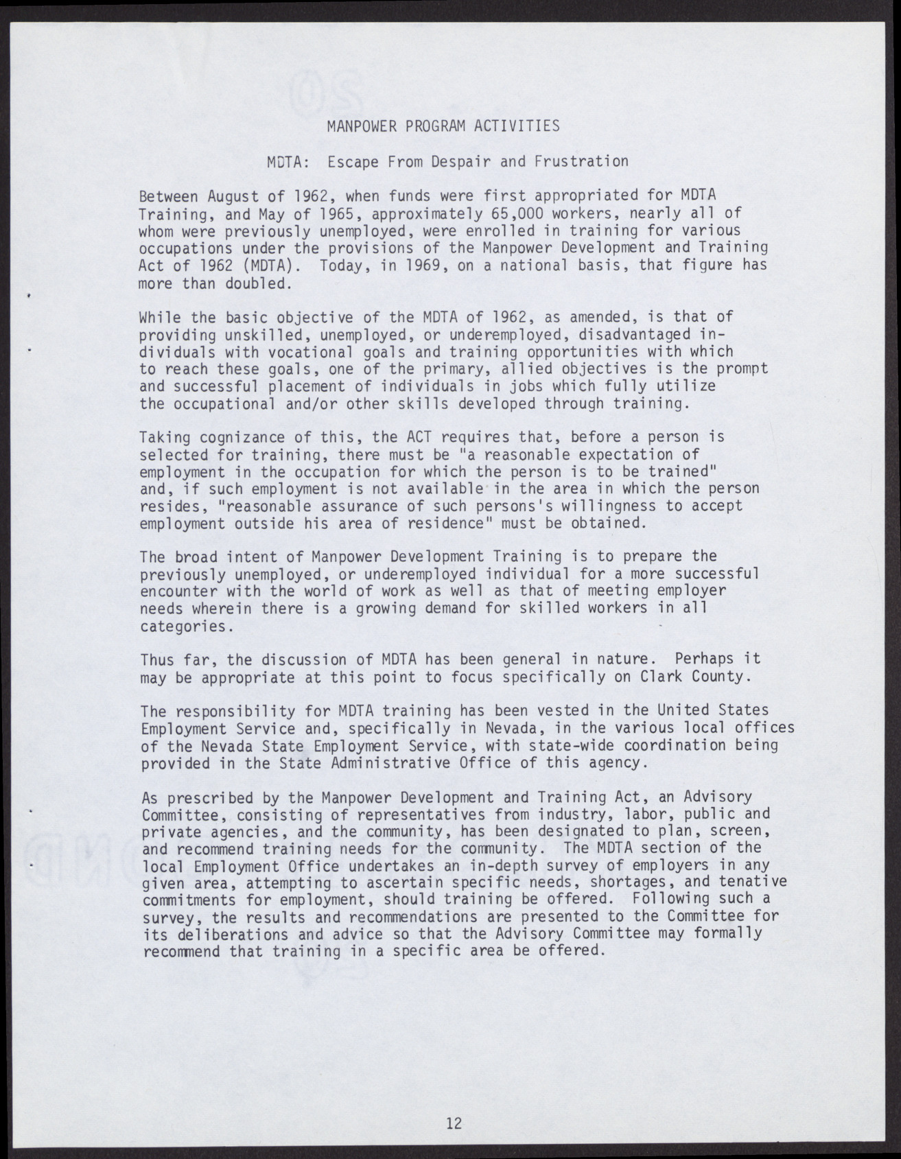 Semi-annual Area Manpower Review (16 pages), Fall 1969, page 15