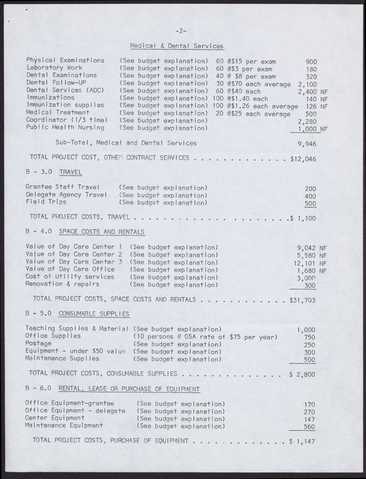 Full-Year Head Start, Full-Day Suggested Revised Budget to Meet Funding Limitations (6 pages each), December 12, 1967, page 2