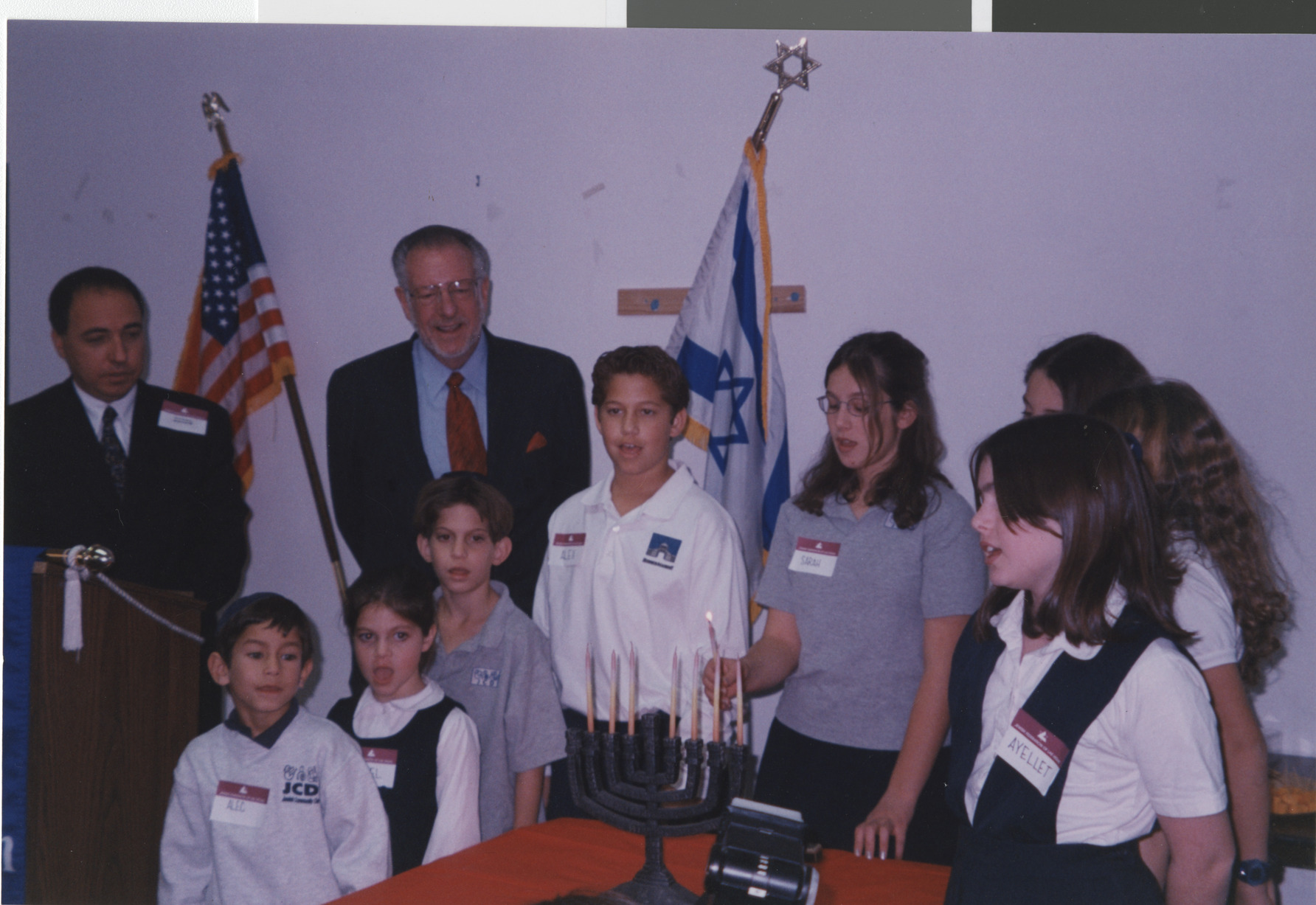 Photograph of Israeli Ambassador Press Conference, 1999