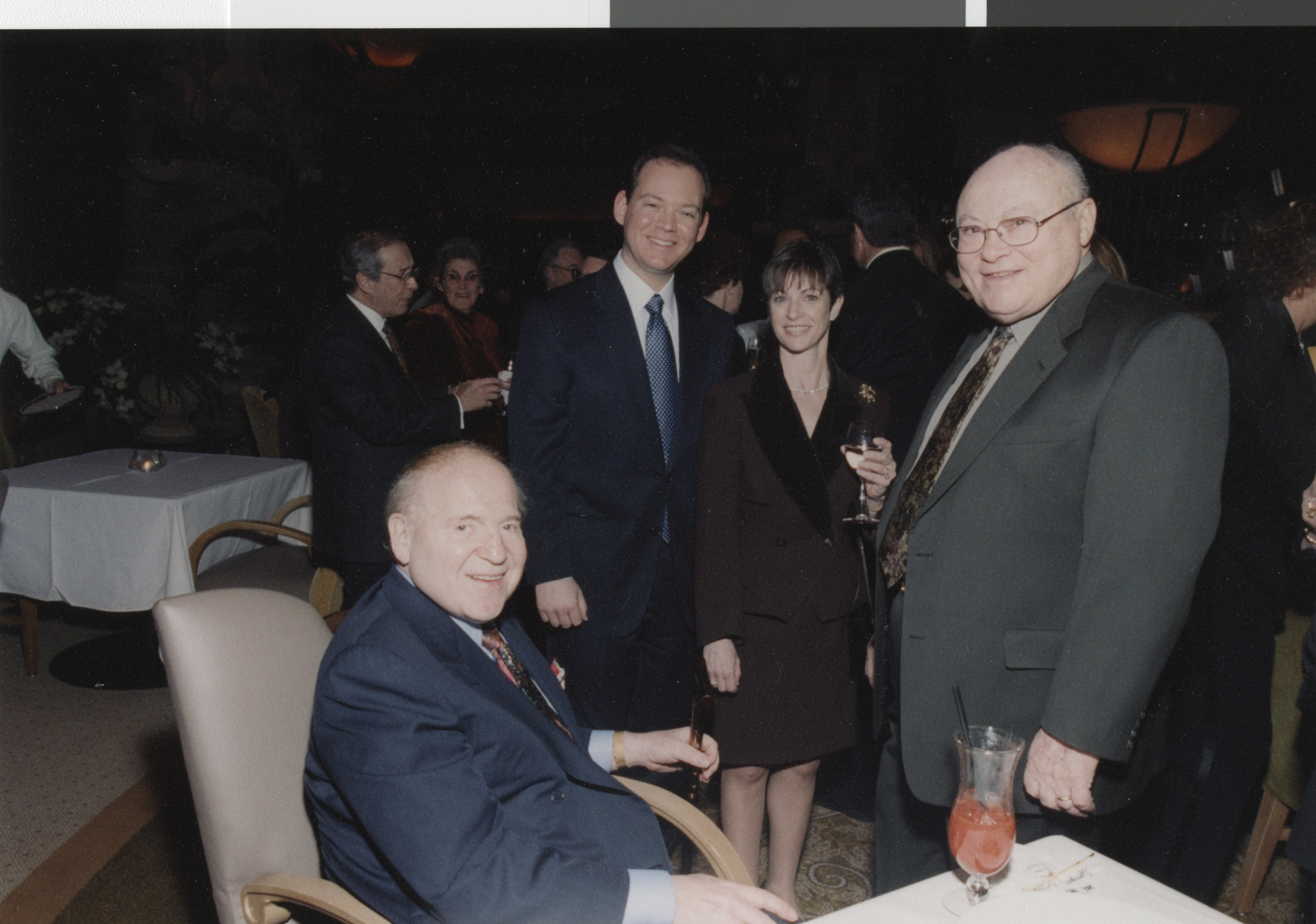 Photograph of Sheldon Adelson at Major Gifts Dinner, 2001