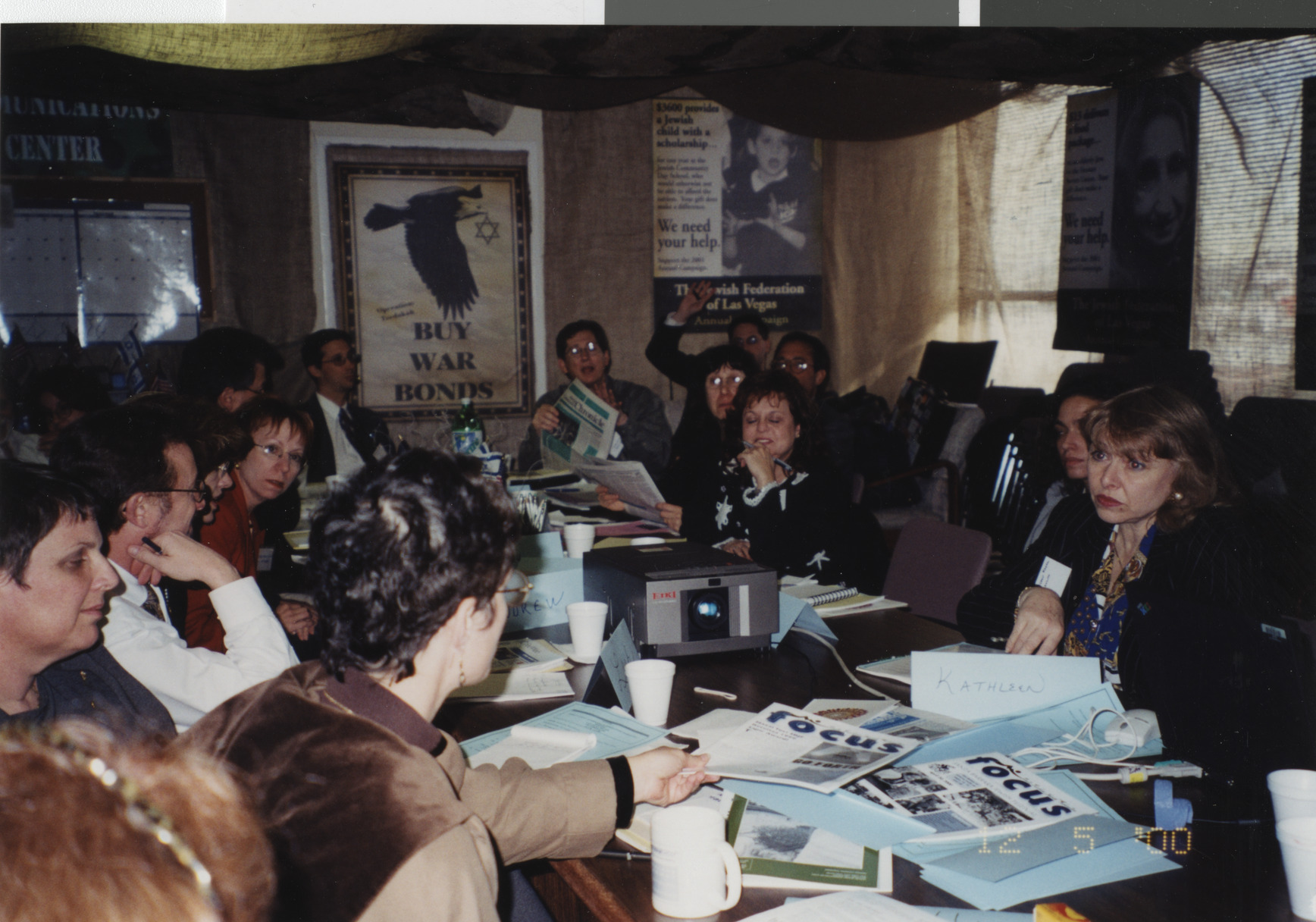 Photograph of event hosted by the Jewish Federation of Las Vegas, 1998-2000