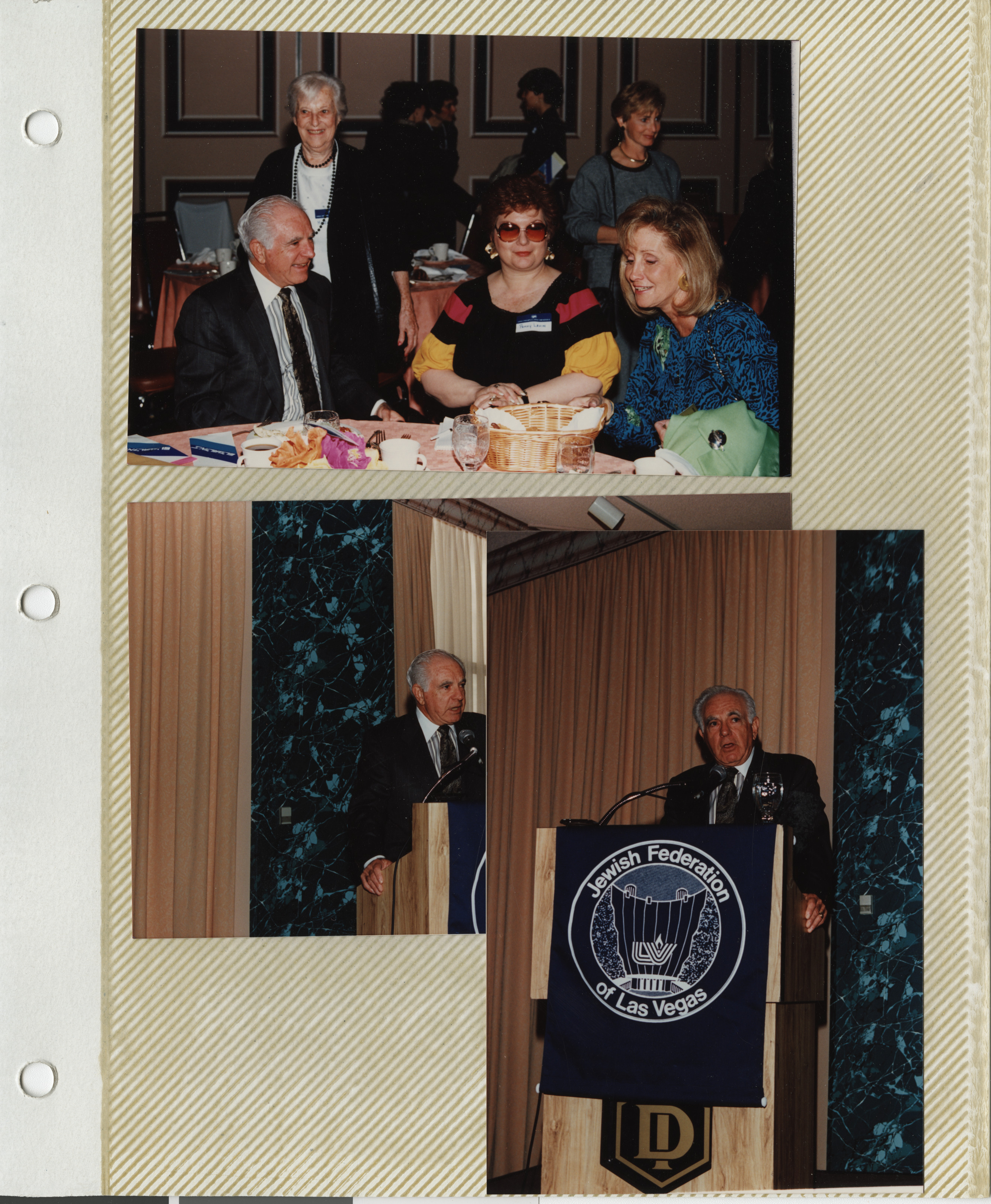 Photograph of event hosted by the Jewish Federation of Las Vegas, 1987-1989