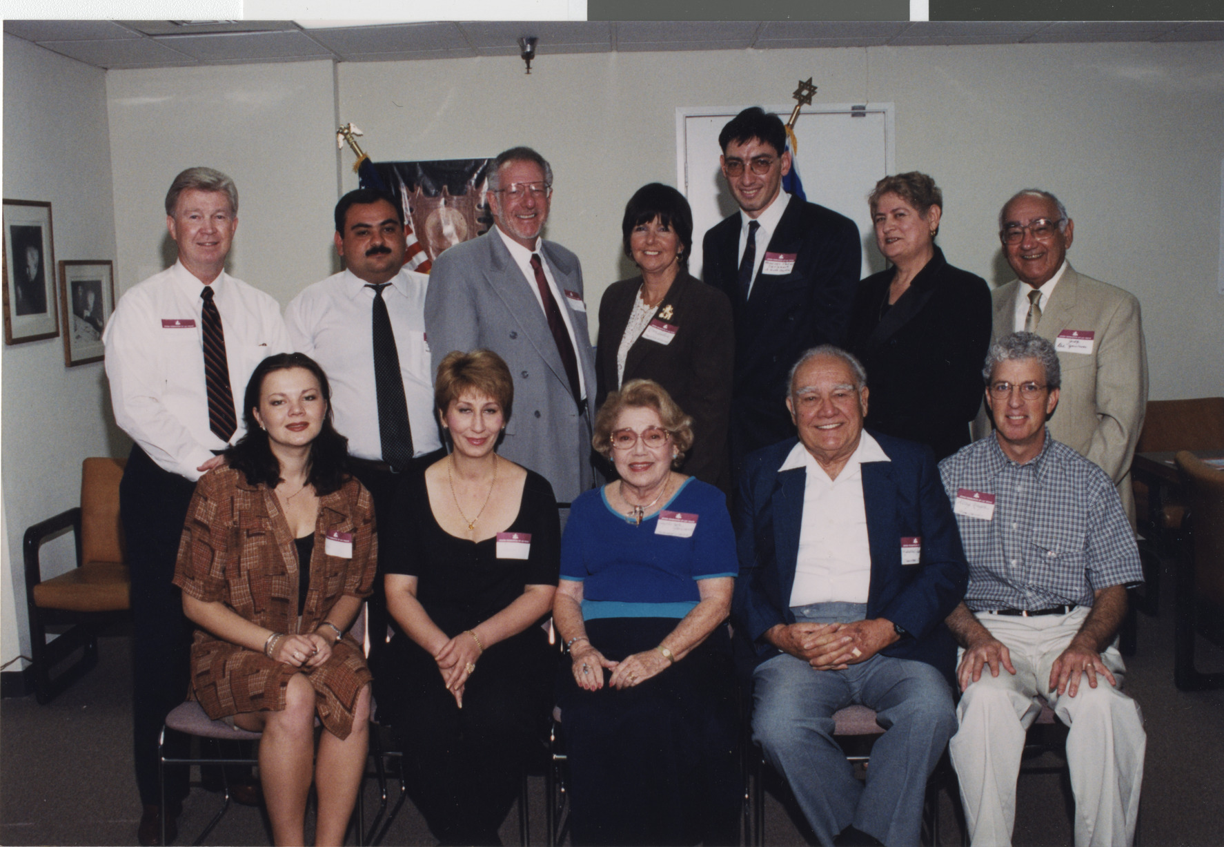 Photograph of Russian delegates visit, 1999