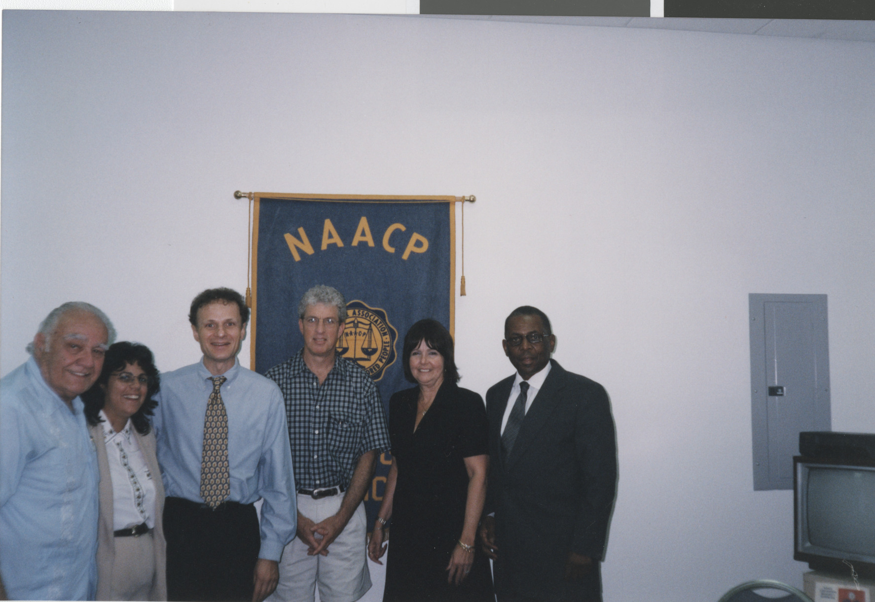 Photograph of Gene Collins, President of NAACP, October 1999