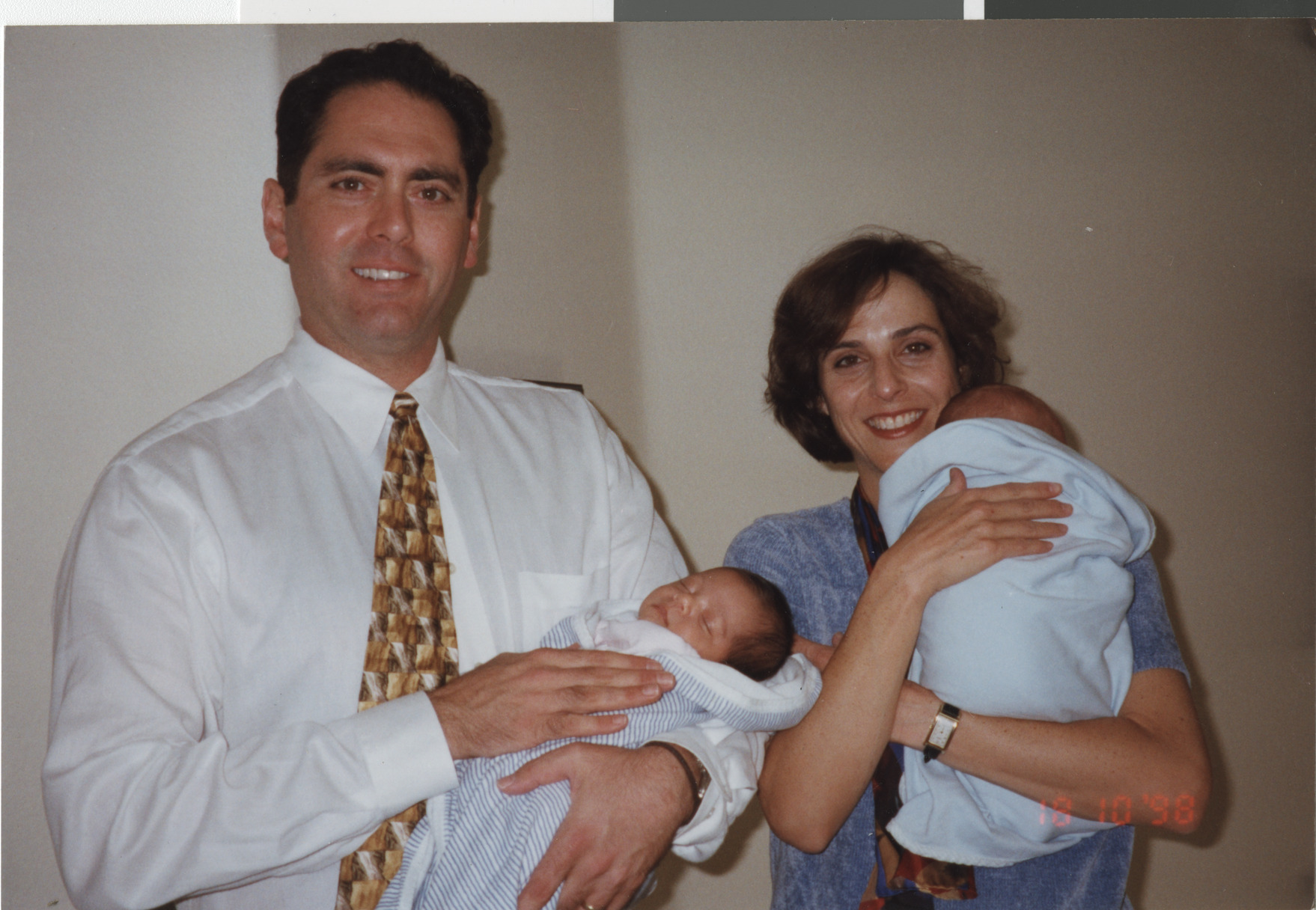 Photograph of bris and baby naming, September 26, 1998