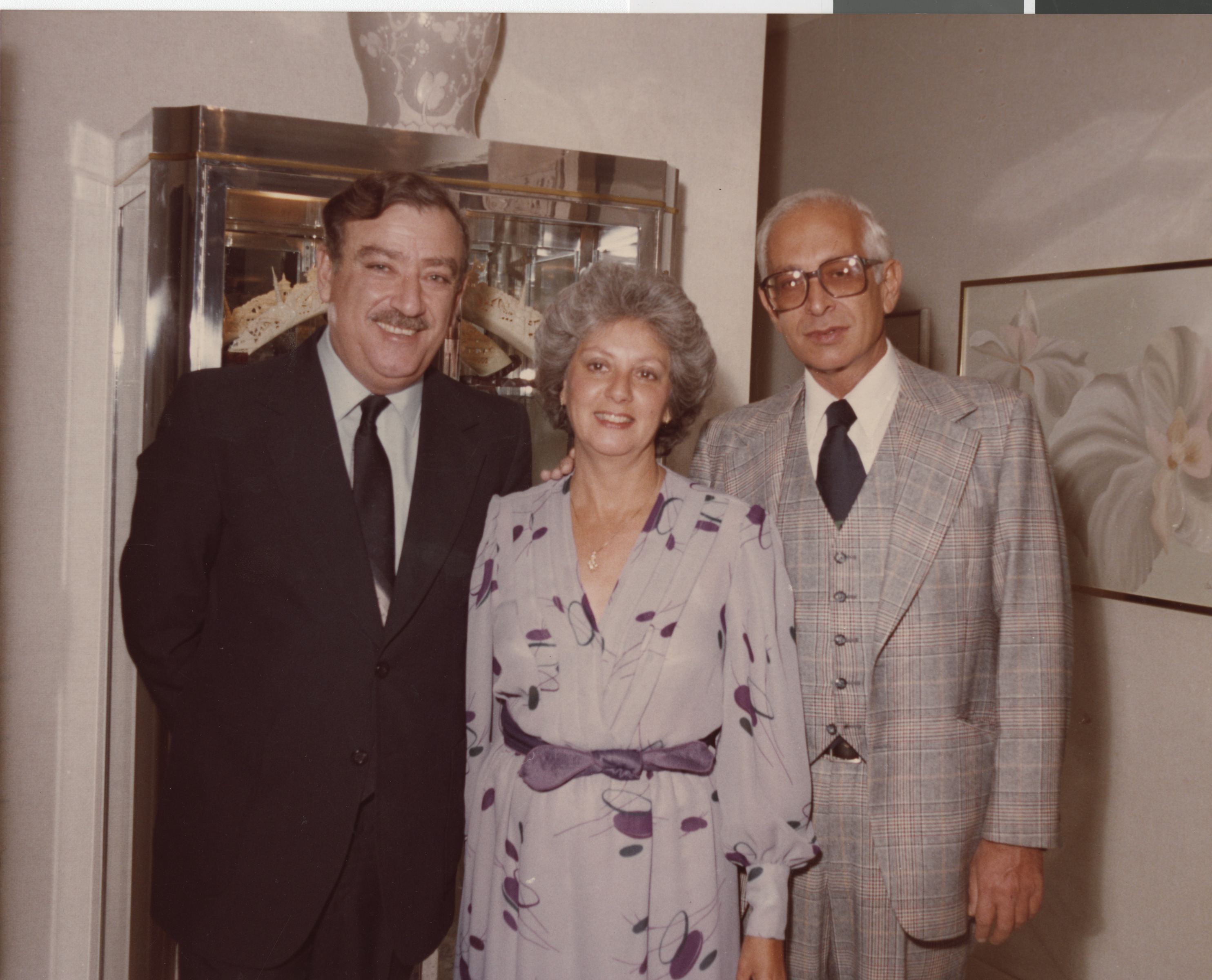 General Orly with Dorothy and Paul Eisenberg, January 1981