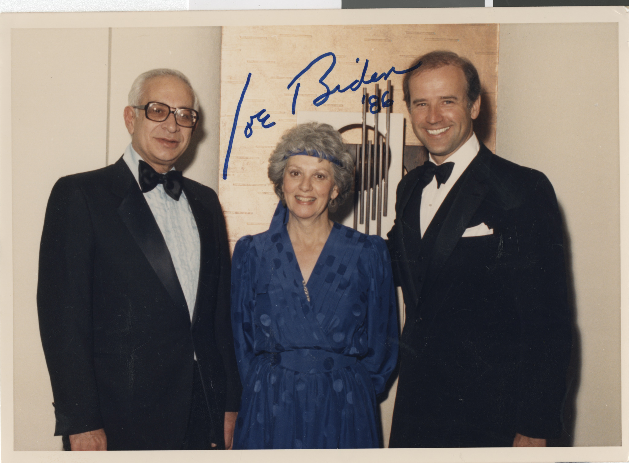 Dorothy and Paul Eisenberg with Senator Joe Biden
