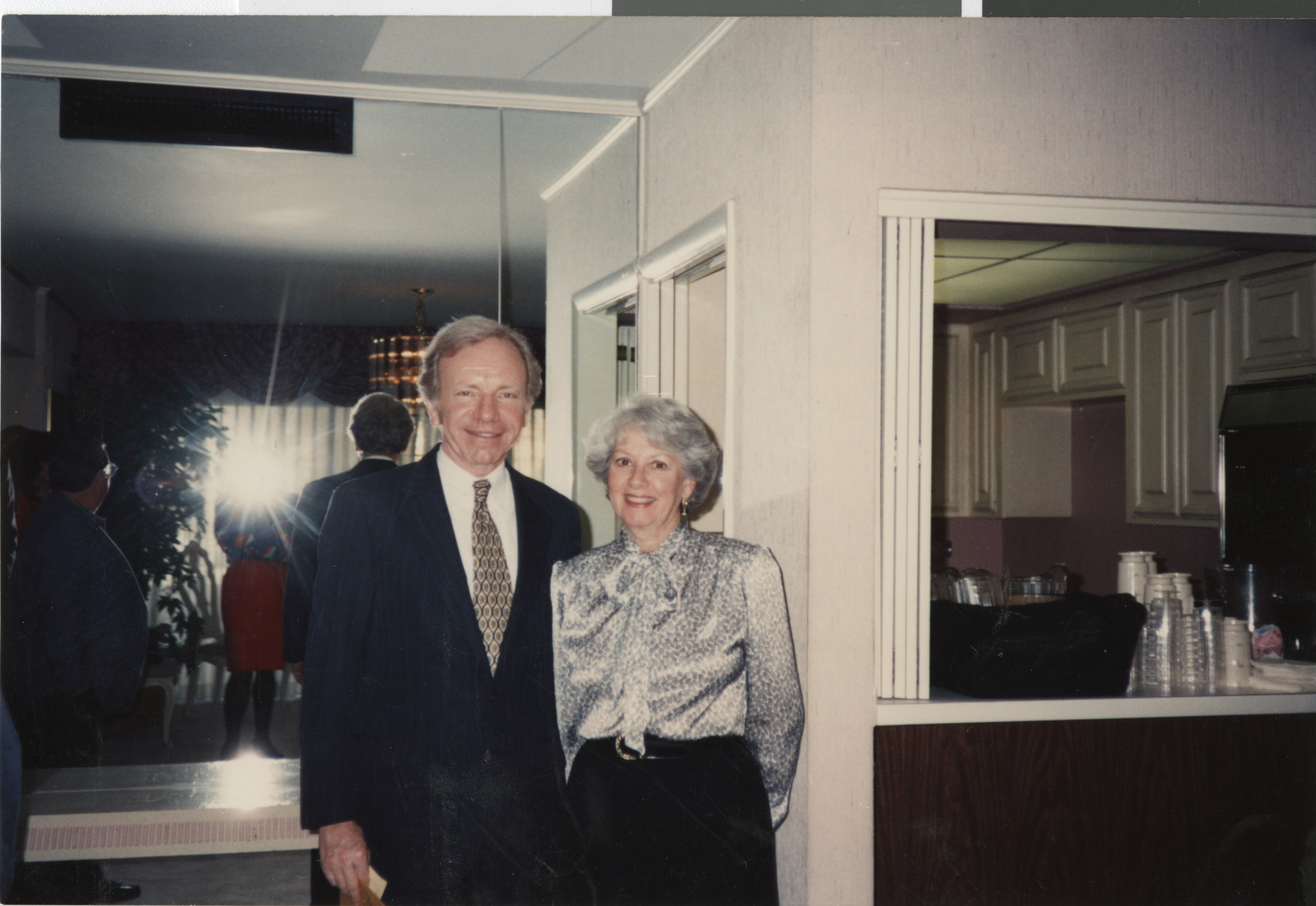 Dorothy Eisenberg with Joe Lieberman