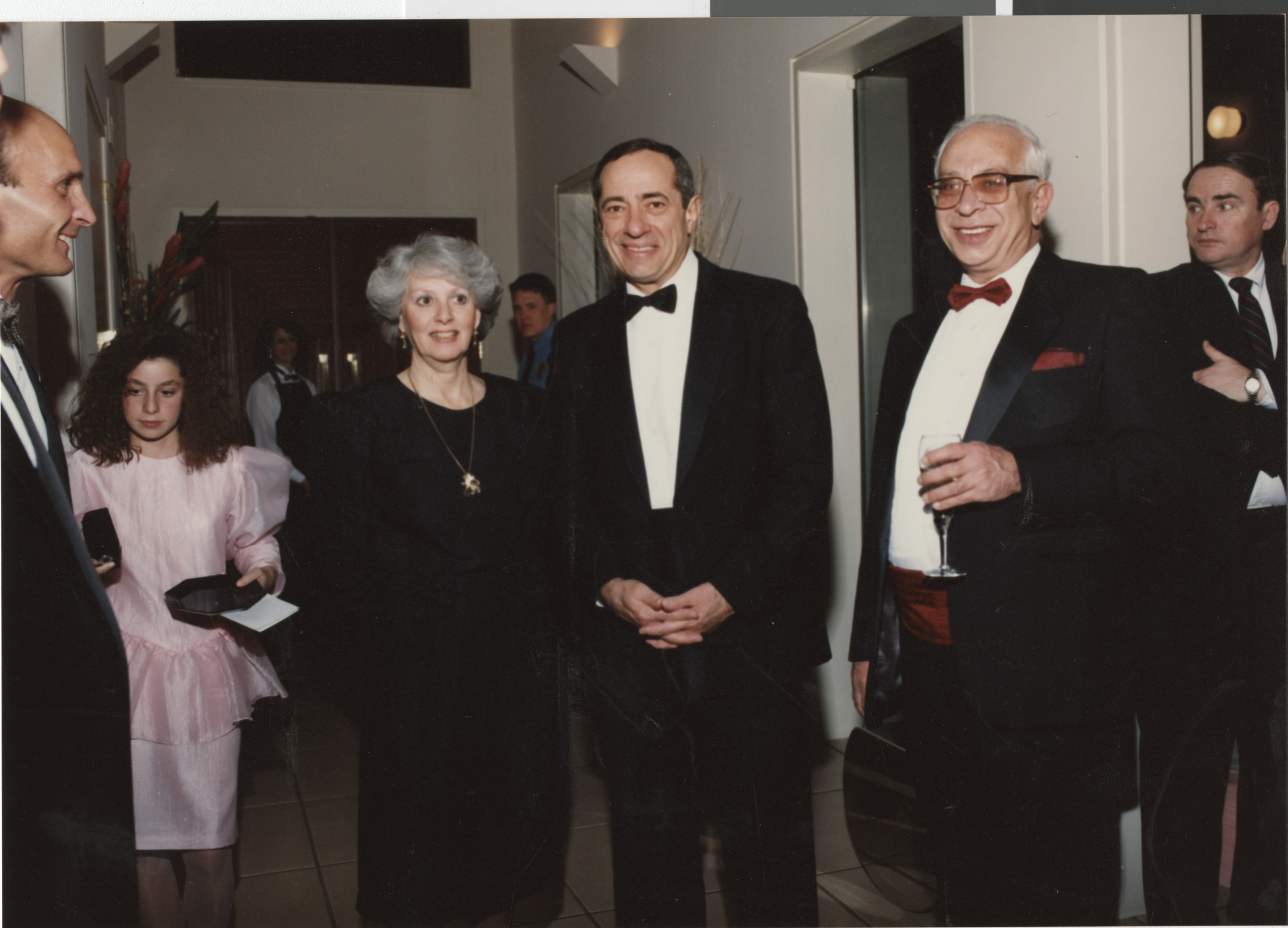 Dorothy Eisenberg with Mario Cuomo, 1989