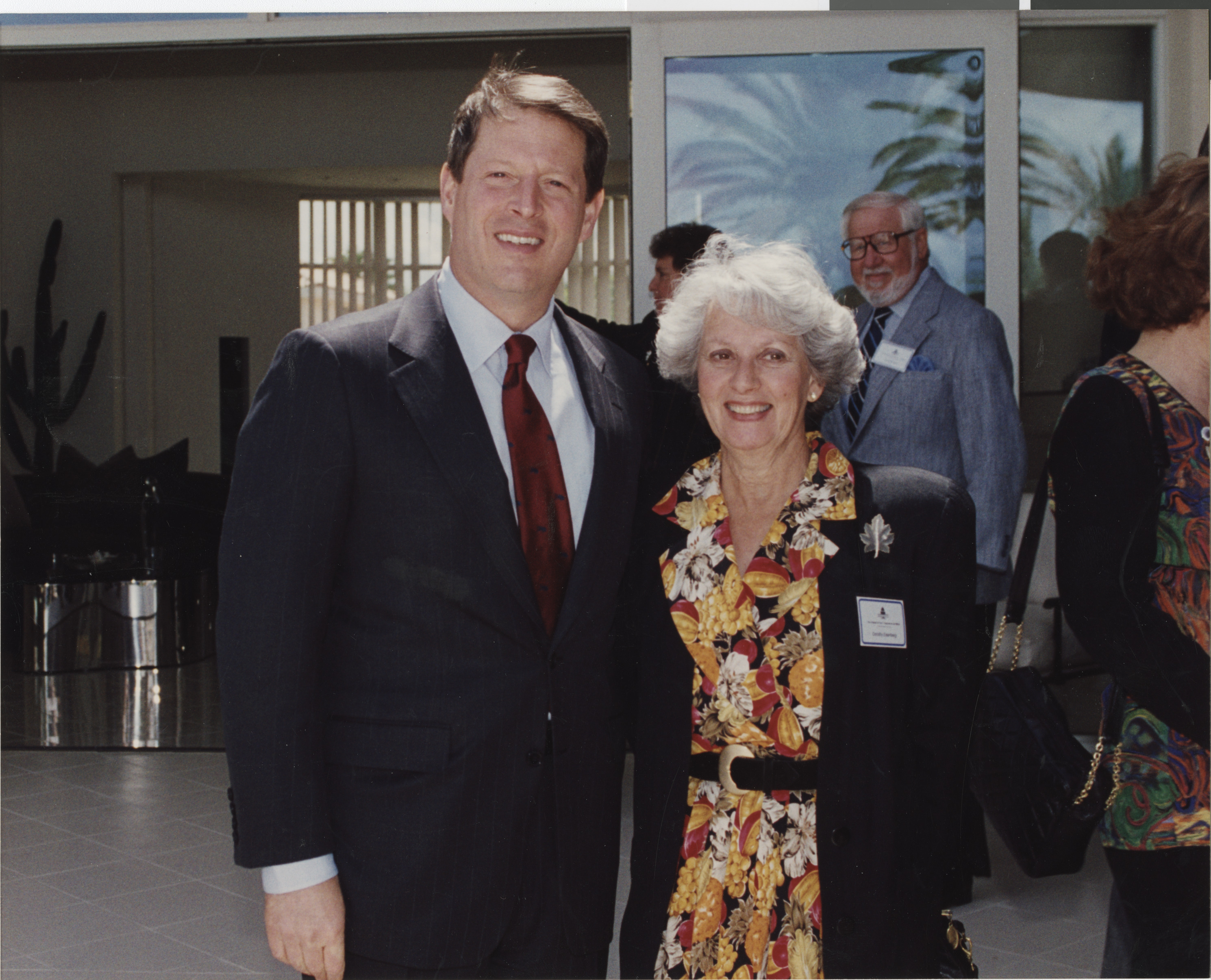 Vice President Al Gore and Dorothy Eisenberg, April 8, 1994