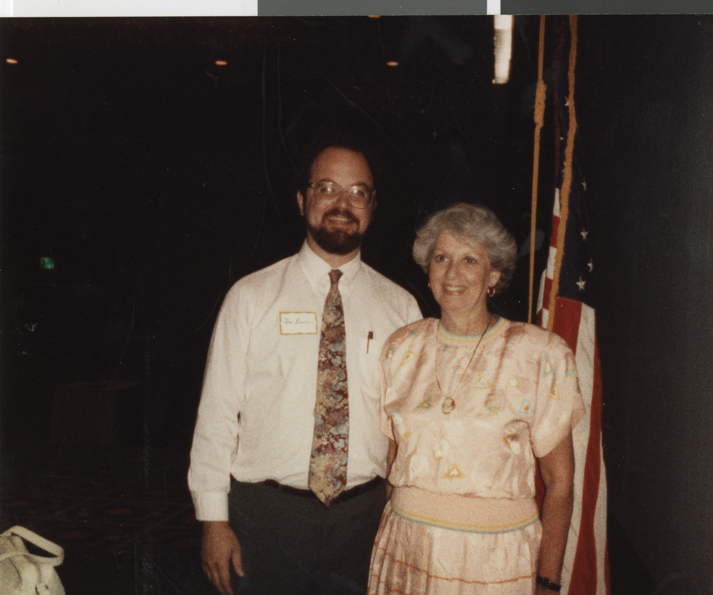 Women's Democratic Club of Clark County (Holiday Inn, Las Vegas, Nev.), Southern Nevada Coordinator of Citizens Alert Chris Brown, President Dorothy Eisenberg, June 13, 1991
