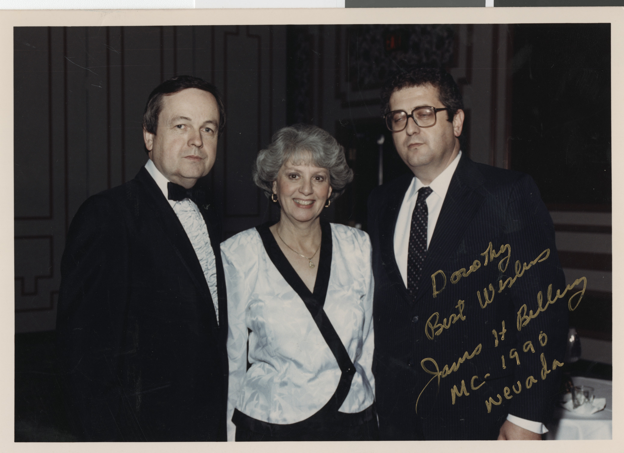 Congressman James Bilbray, Dorothy Eisenberg and Consul General Bentsur
