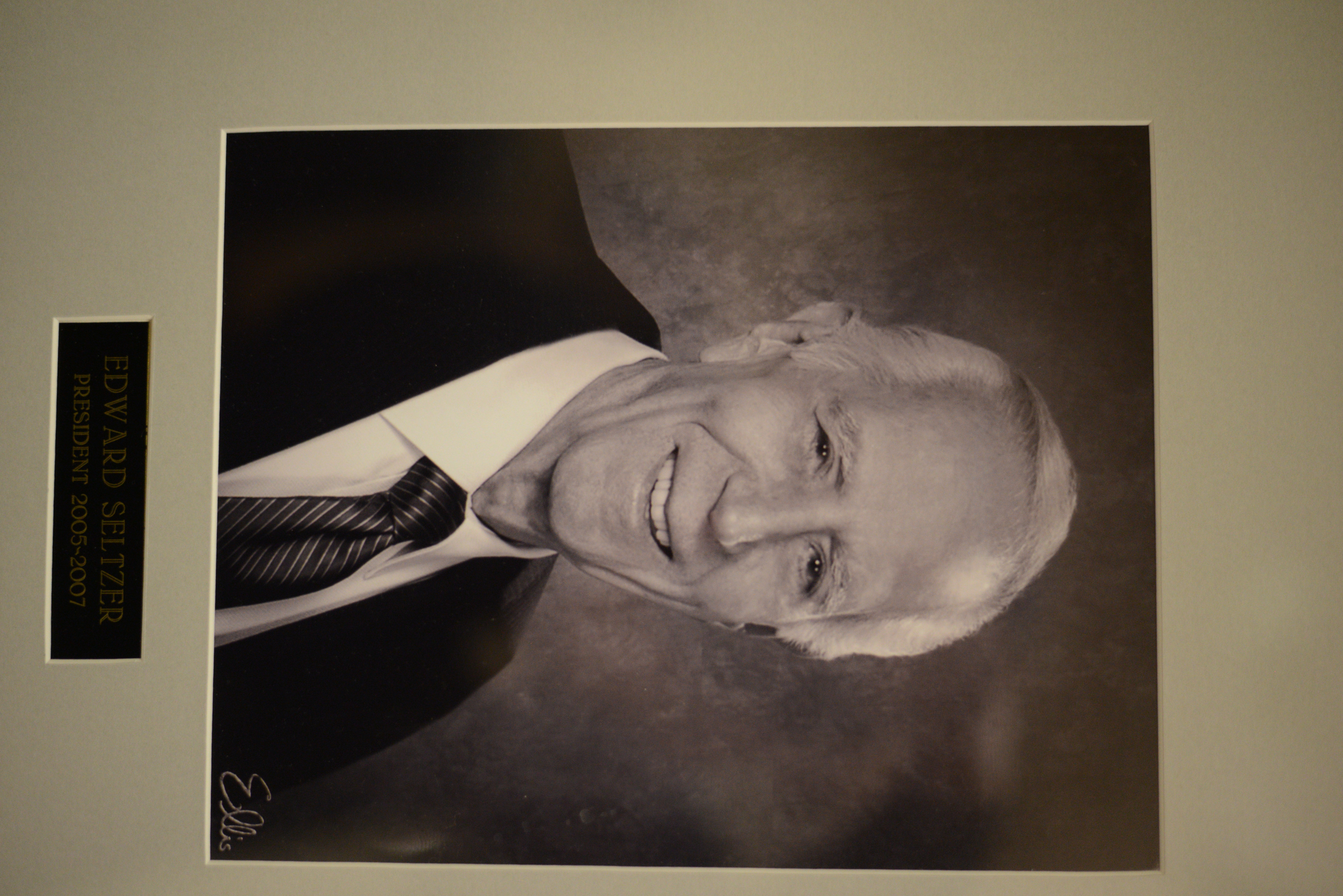Portrait of Edward Seltzer, Temple Beth Sholom president, 2005-2007