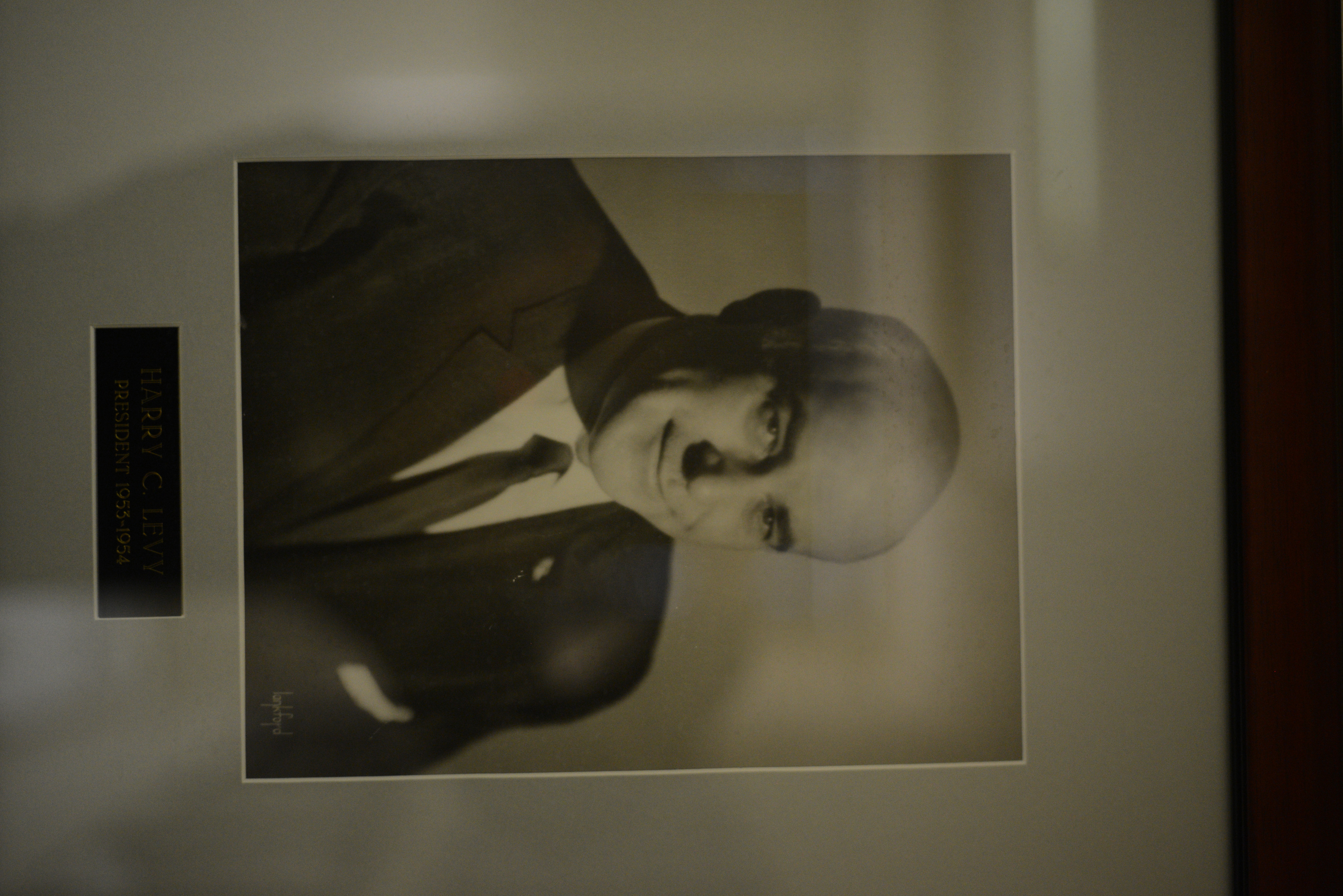 Portrait of Harry C. Levy, Temple Beth Sholom president, 1953-1954