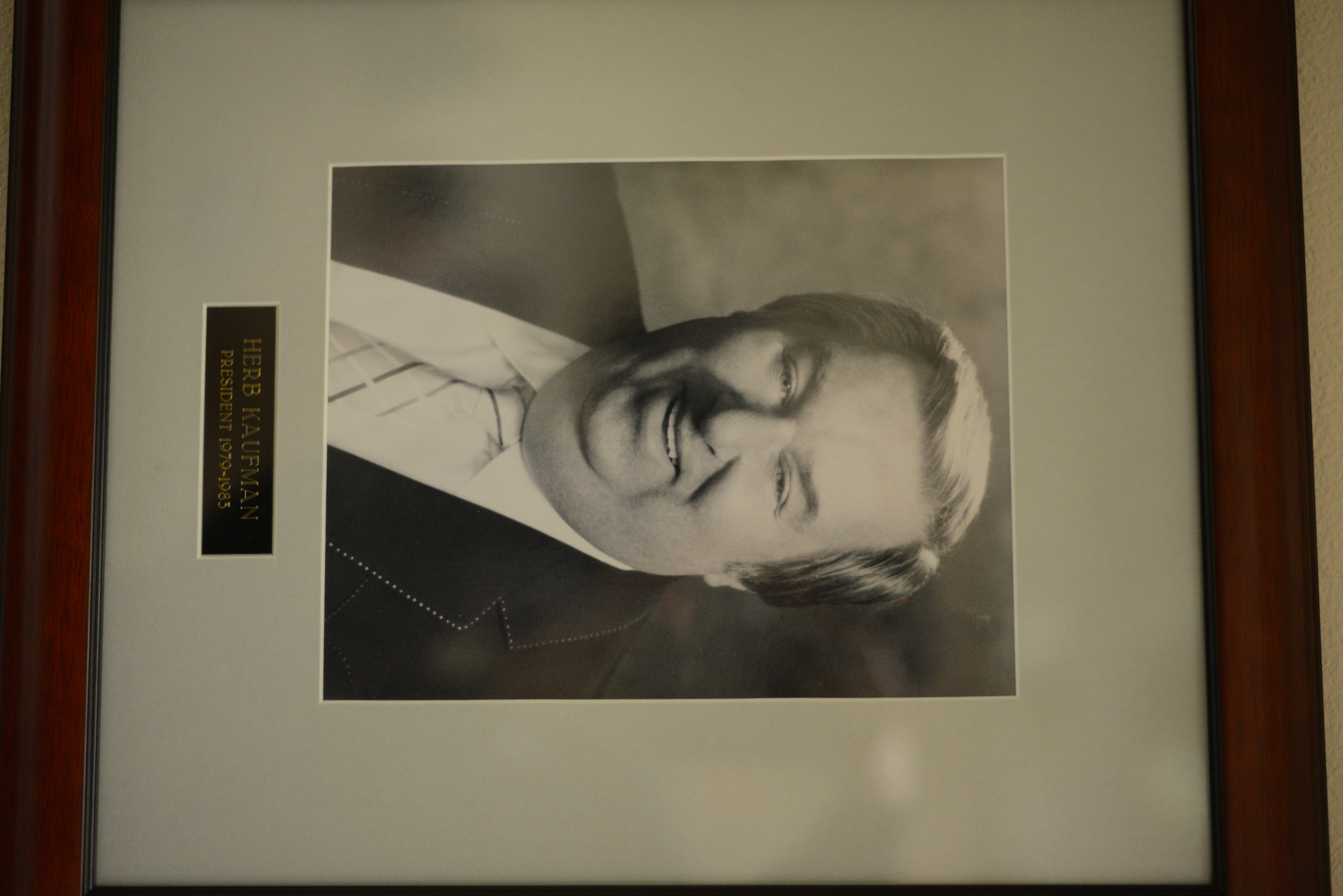 Portrait of Herb Kaufman, Temple Beth Sholom president, 1979-1983