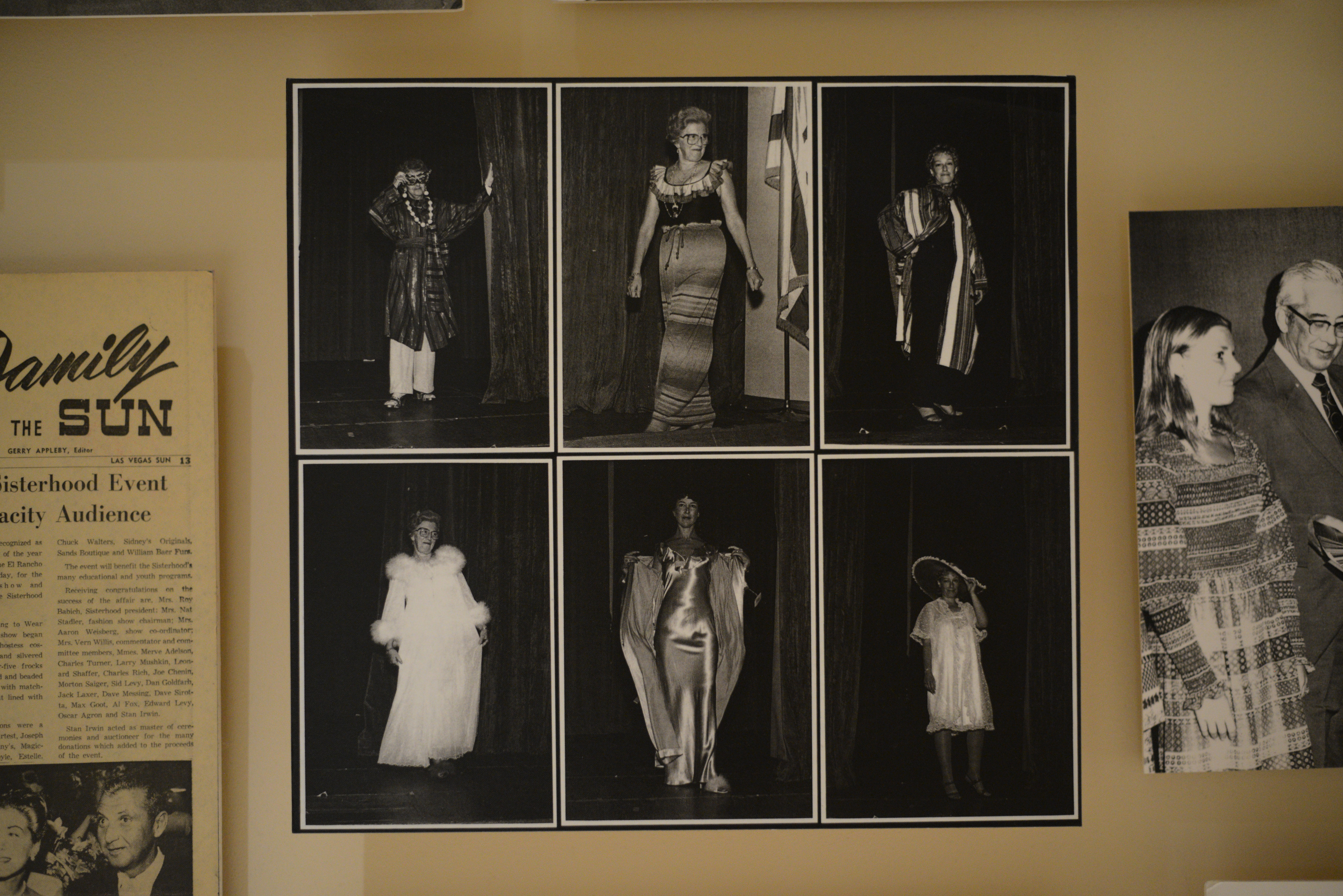 Photographs of a fashion show, date unknown