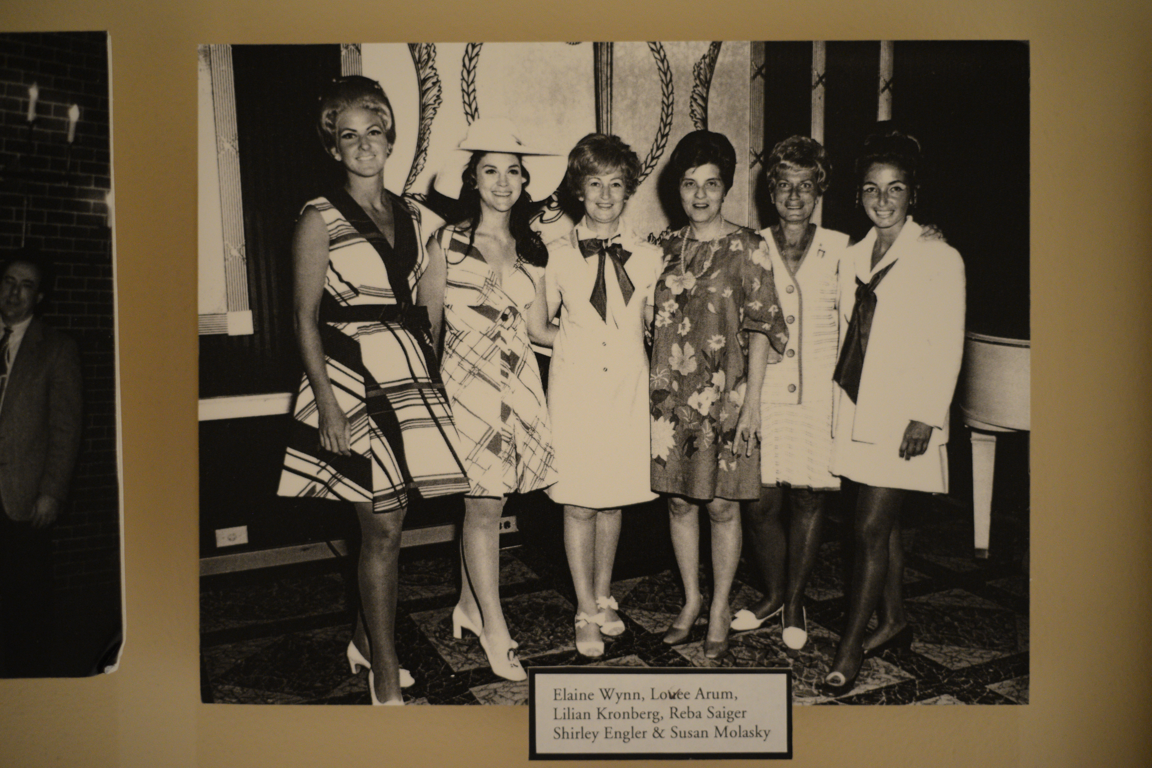 Photograph of Elaine Wynn, Lovee Arum, Lillian Kronberg, Reba Saiger, Shirley Engler and Susan Molasky, date unknown