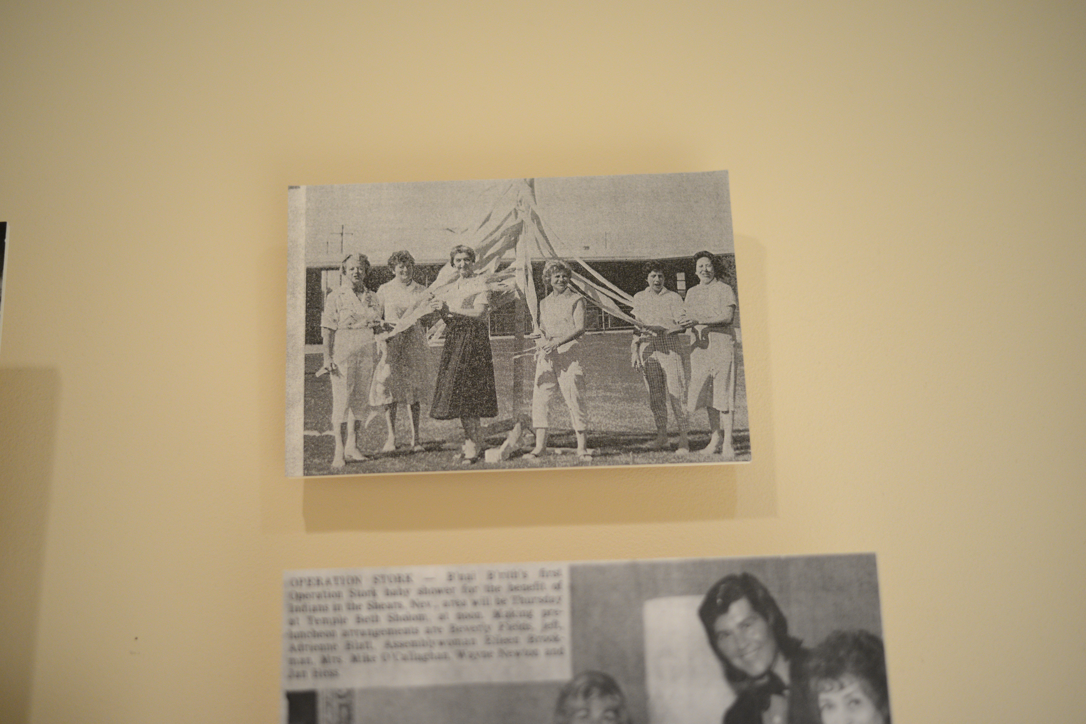 Photograph of women around a maypole